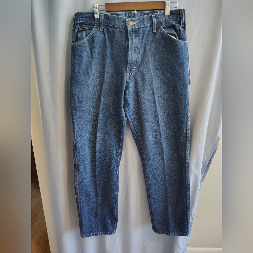Dickies Carpenter Jeans Men's 38x34 Blue Work Pants Utility Denim